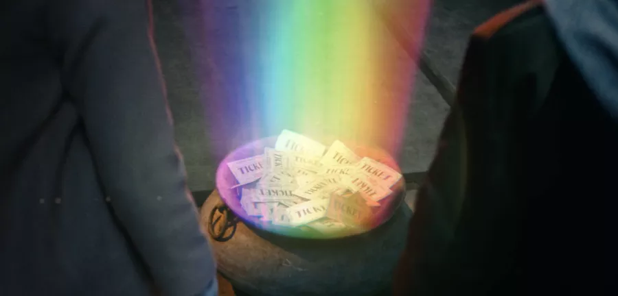 Wat een geluk Video Pot met gouden tickets